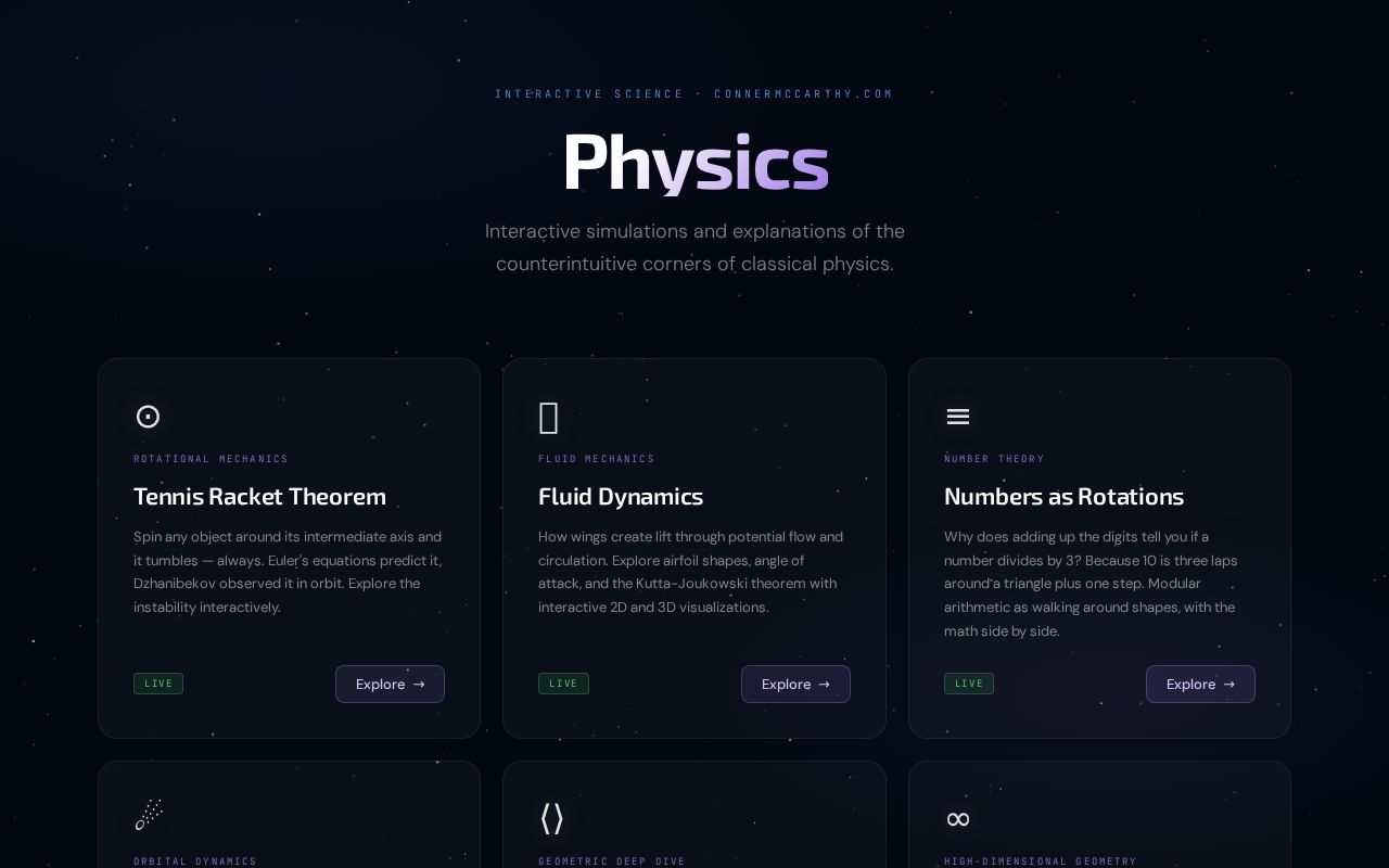Screenshot of Interactive Physics